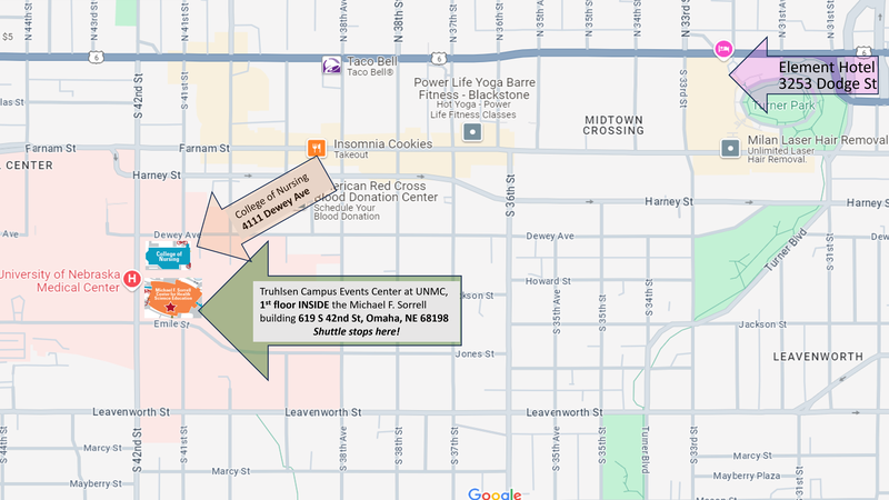 Transportation from Element Omaha Midtown Crossing to Truhlsen Campus ...